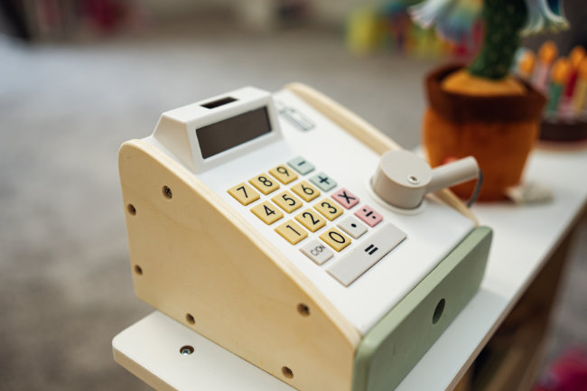 Spielkasse für Kinder